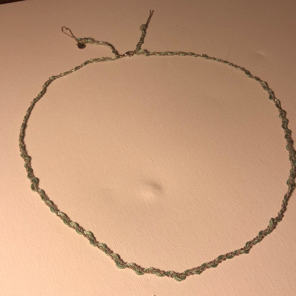 Lucky Brand Thread & Chain Necklace